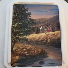 Evening's Peaceful Arrival By Dave Rottinghaus- Autumn's Golden Moments Plate #4 picture