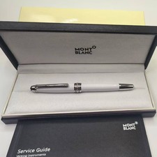 Montblanc Meisterstuck 163 Solitaire Tribute Rollerball Pen White NIB Luxury picture