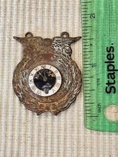 Antique B.P.O.E. Elks N. Carolina, Harmony Lodge #140 Ribbon Medal Badge L@@K picture