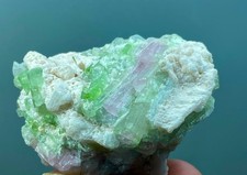 313 carats natural  Rare pink and green tourmaline Crystals specimen Afghanistan picture