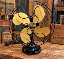 WORKING Antique 1930s Emerson Jr 10 Inch Oscillator Fan Vintage picture