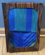 Vintage Barker Textiles Blue Green Plaid Tablecloth 39