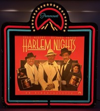 Vintage Paramount Hollywood Light Up Sign Video Rental Store Promo Harlem Nights picture