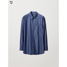 New UNIQLO Plus J Broad Shirt / Regular Collar Blue L picture