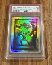 2007 Legend of Zelda Twilight Princess G5 Link Gold Foil Card PSA 10 • 1 Of 5 picture