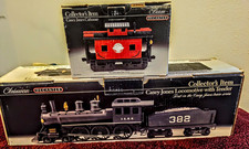 Jim Beam Casey Jones Locomotive w/ Tender 382 & Caboose Decanter picture