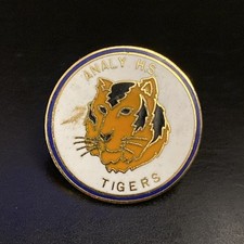 VTG Analy High School Tigers Enamel Hat Lapel Pin picture