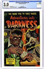 Adventures into Darkness #9 CGC 3.0 1953 4568491007 picture