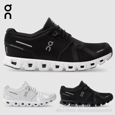 On Cloud 5 Comfort Running Sneakers Unisex All Black All White Athletic 3.0 Shoe picture