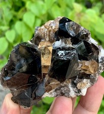 Natural Beautiful Topaz Crystal With Combine Quartz Specimen 1360 Carats picture