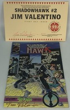 Shadowhawk #2 Jim Valentino Signed Autographed 1992 Image Comic First Day Issue picture