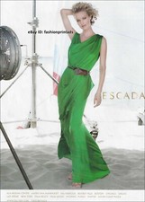 ESCADA 1-Page PRINT AD Spring 2010 EVA HERZIGOVA Peter Lindbergh SEXY BLONDE picture
