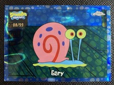 2025 SpongeBob Topps Chrome Gary Bubblefractor SSP/99 picture