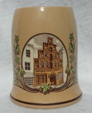 Vintage German Beer Stein Half Liter Rastal Mug Germany Lüneburg Kronen Brewery picture