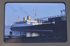 1959 SS BERLIN OCEANLINER New York City NYC 35mm Kodachrome SLIDE + 8x10 PHOTO  picture