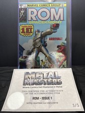 ROM, Spaceknight #1, METAL COMIC BOOK , VARIANT 1979, First Issue. picture