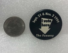 1999 I Vote Here - The Fenway Pin picture