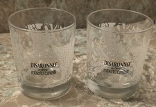 Disaronno Wears Roberto Cavalli Rocks Glasses Tumblers Lowball Whiskey Set of 2  picture