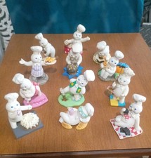 Danbury Mint PILLSBURY DOUGHBOY Perpetual Calendar Figurines Complete Set 12 picture