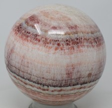 Large Banded Calcite Pork Stone Sphere 177 mm 17 lb 3.7 oz picture