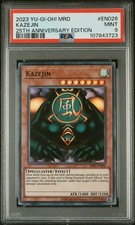 Kazejin MRD-EN026 | Super Rare | YuGiOh Metal Raiders | PSA 9 picture