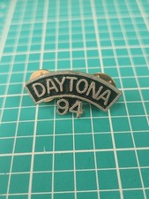 Vtg 1994 Daytona Motorcycle Rally Silver Tone Lapel Pin picture
