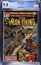 ☢️ Man-Thing #8 CGC 9.8 OWW Marvel 1974 Classic Mike Ploog Cover picture