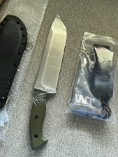 Work Tuff Gear Kodiak Knife SK85 OD Green G10 Scales picture