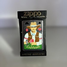 Zippo Las Vegas LV Cowboy, made in 2004 picture