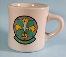 Used Coffee Mug - VR-62 AVCM US Navy Reserve NAF Detroit MI Selfridge Motowners picture