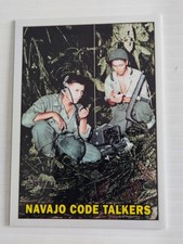 2009 Topps Heritage Chrome Navajo Code Talkers card #C54 #0992/1976 picture
