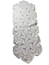 Vtg Hand Crocheted Whirlwind Swirl Lace Doily Centerpiece Runner 32” EUC picture