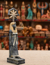 Rare Seshat Statue Egyptian Goddess of Wisdom Made in Egypt picture