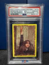 2001 Panini Harry Potter & The Philosopher’s Stone Sticker 114 Hermione PSA 10 picture