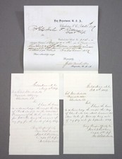8th U.S. Inf. Lot of 3 Documents 1869, Capt. John F. Ritter a USMC class of 1856 picture