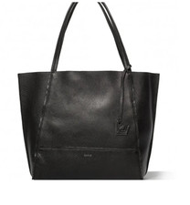 Botkier Soho Zip Trim Black Pebbled Women's Leather Purse, Excellent Used Cond. picture