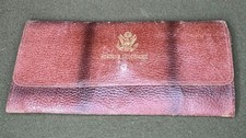 WWII WW2 Honorable Discharge from US Army with leather folder picture
