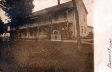 Lake Piseco New York Piseco Inn in the Adirondacks RPPC Photo Postcard COPY picture
