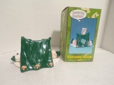Sarge and his dog Otto Ceramic Beetle Bailey Coin Bank by Enesco Mint in Box picture