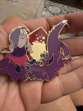DLP MADAME MIM Pin Disneyland Paris LE 700 Villain W/ Hero Silhouette Pin picture