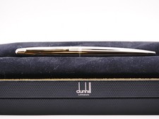 Vintage Dunhill AD1800 platinum mirror finish ballpoint pen picture