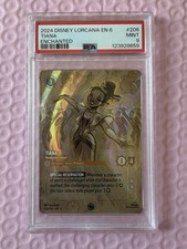 2024 Disney Lorcana Etc 6 Tiana Restaurant Owner  Enchanted 206/204 Psa 9 picture
