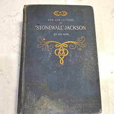 Rare 1891 Stonewall Jackson First Printing Owned By Laura Talbot Galt Kentucky picture