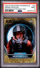 2024 Topps Star Wars Hyperspace - Wedge Antilles #94 - GOLD Refractor /50 - PSA picture