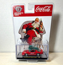 Coca-Cola M2 Machines 1985 Chevrolet Camaro IROC-Z Diecast Repro Red/Green picture