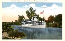 Auburn NY Steamer City of Auburn Wm. Jubb Co. c1900s-10s Vintage Postcard picture
