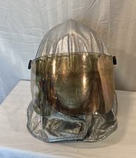 Bullard Firedome ARFF Helmet with Gold Heat Shield And Proximity Hood EXPIRED picture