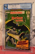 Detective Comics #416 PGX 9.2 Batman Neal Adams Cover Manbat CGC picture