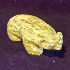 Vintage hand carved Zuni Fetish. Badger. Attributed to Vernon Lunasee VL. NICE picture