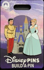 2026 Disney Parks Build A Pin 2 Pin Set Cinderella & Prince Charming New picture